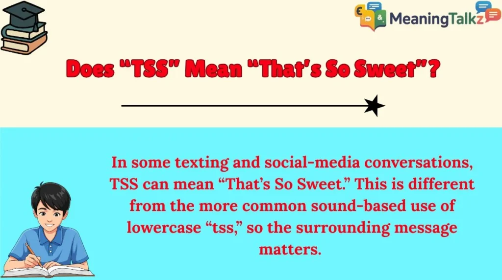 Does “TSS” Mean “That’s So Sweet”?