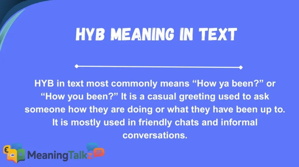 HYB Meaning in Text