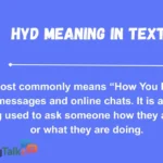 HYD Meaning in Text