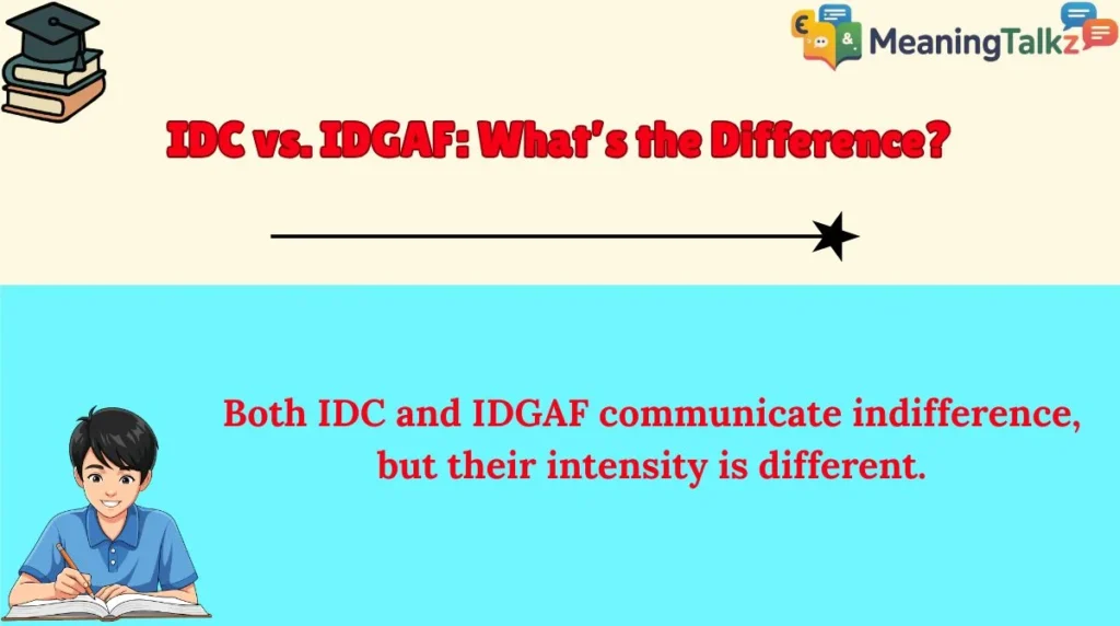 IDC vs. IDGAF: What’s the Difference?