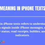 Meaning in iPhone Texts