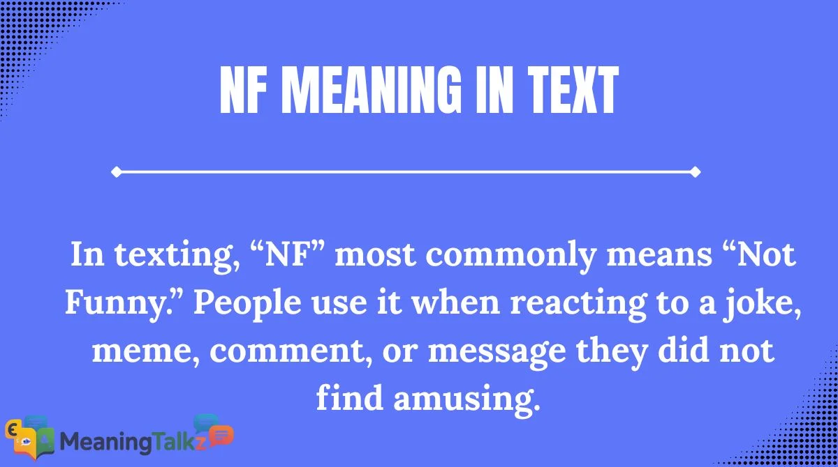NF Meaning in Text