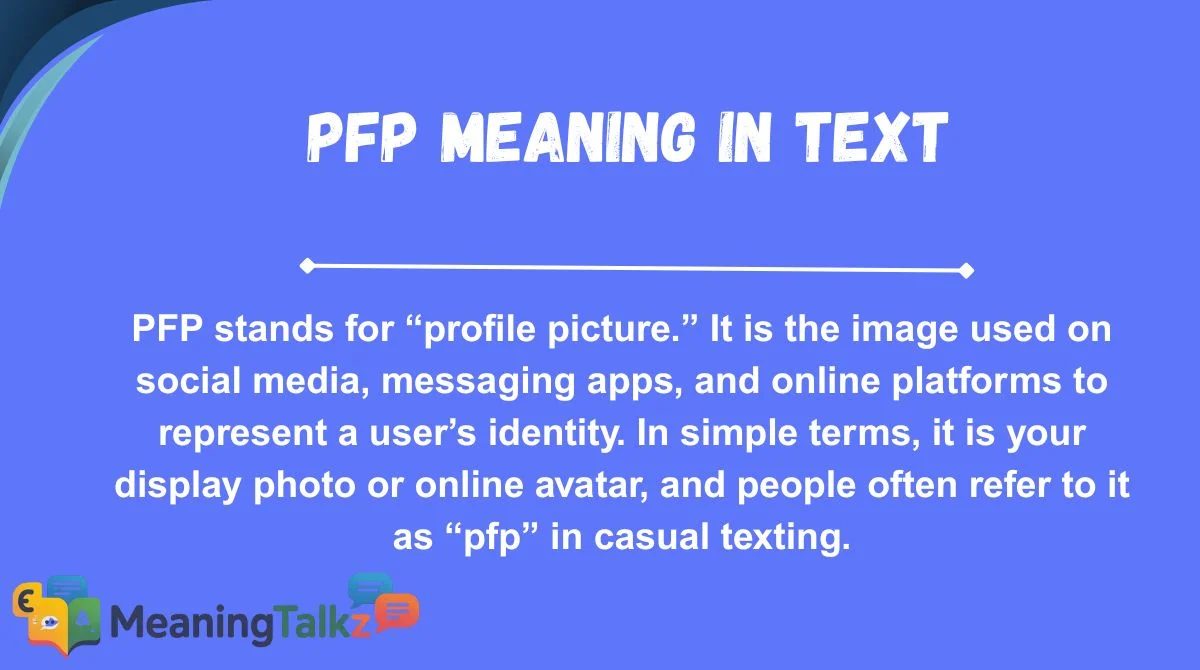 PFP Meaning in Text
