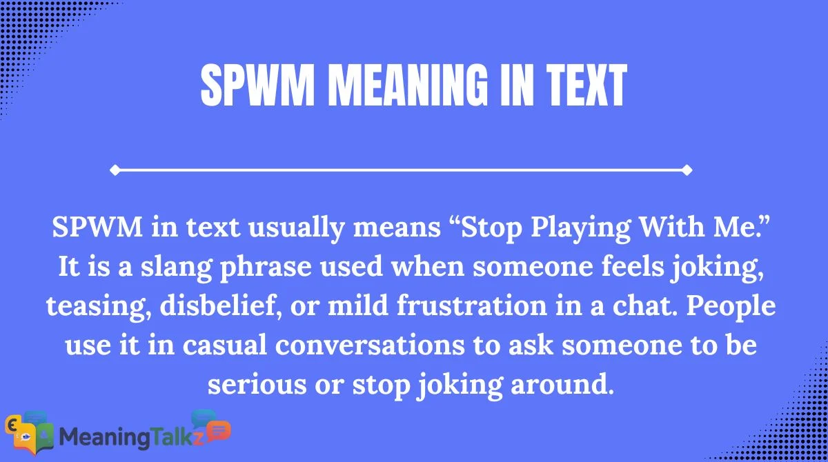 SPWM Meaning in Text