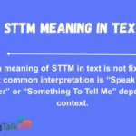 STTM Meaning in Text