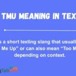 TMU Meaning in Text