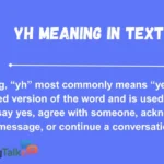 YH Meaning in Text