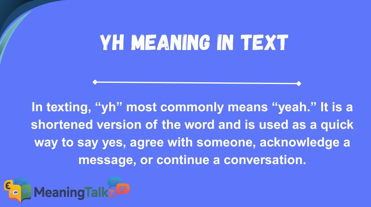 YH Meaning in Text